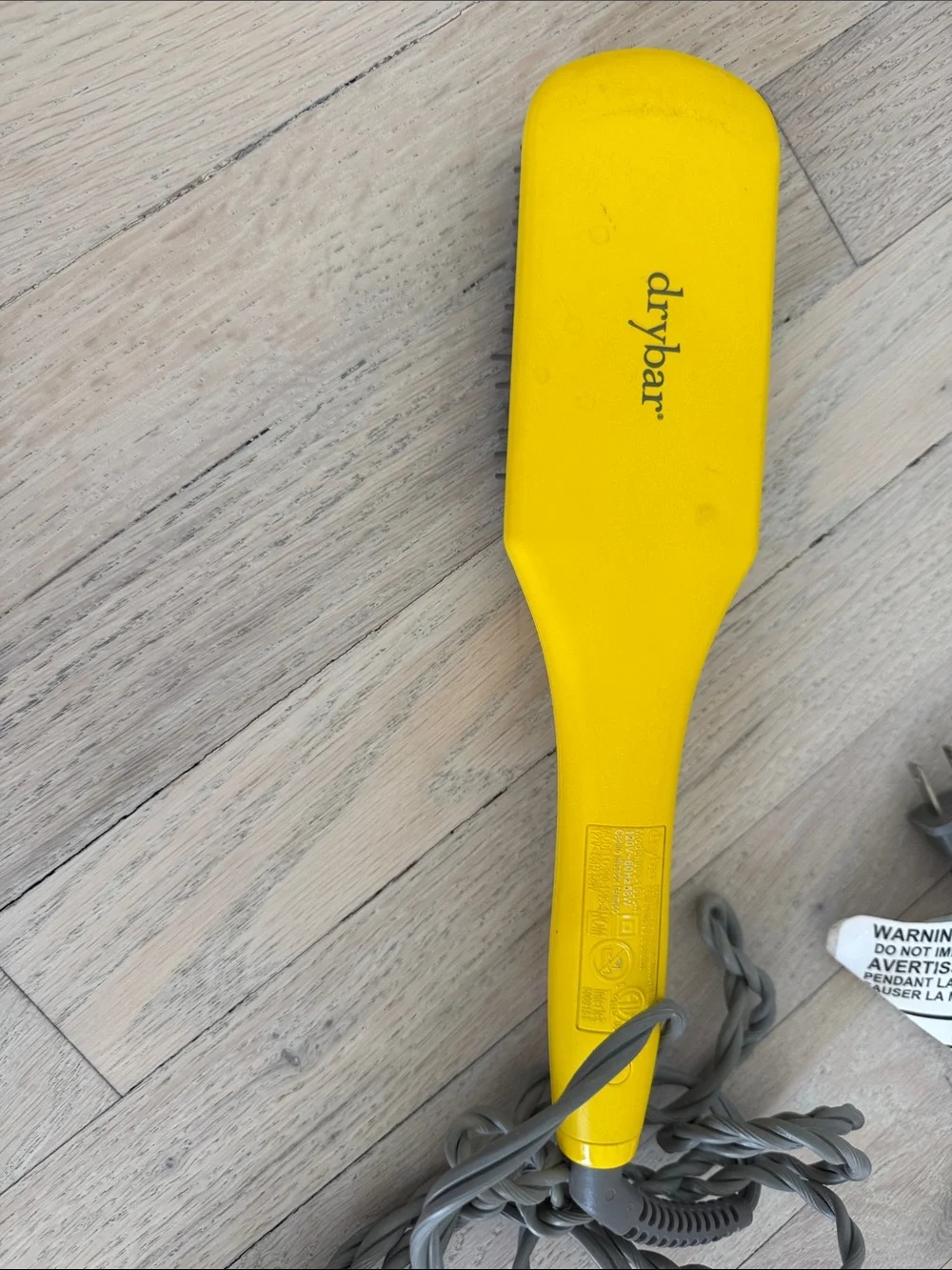 Yellow Drybar Hair Tool